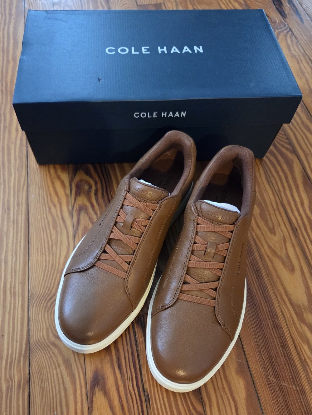 Cole Haan Men’s Brown Leather Sneakers - Casual Comfort